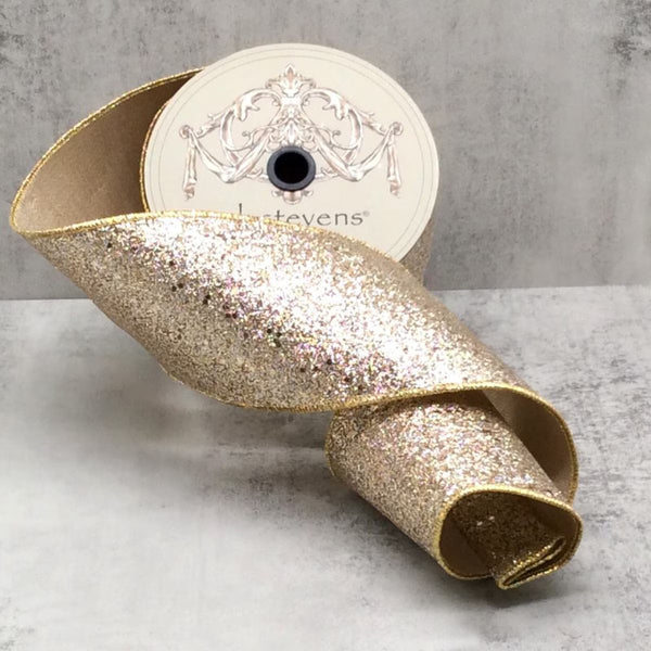 Ruban paillettes scintillant or 10 cm x 9 m