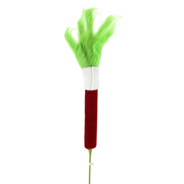 Tige main d’elfe rouge blanc vert 27"