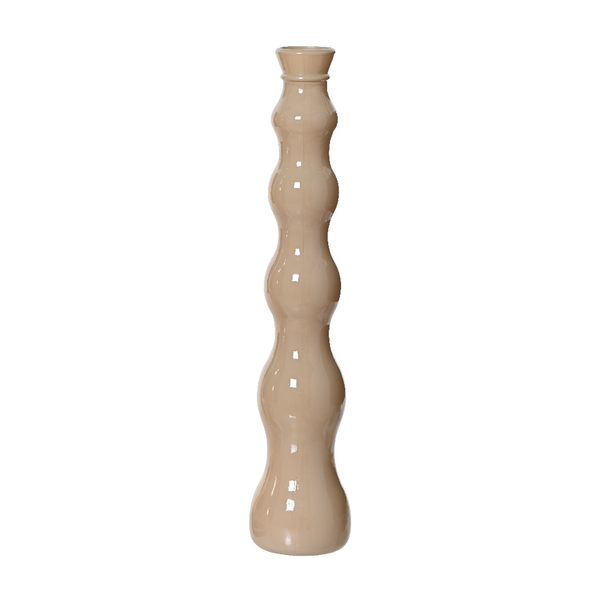 Vase décoratif en verre mat assorti