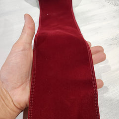 Wine Red Velvet Ribbon 4" x 30'
