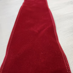 Wine Red Velvet Ribbon 4" x 30'