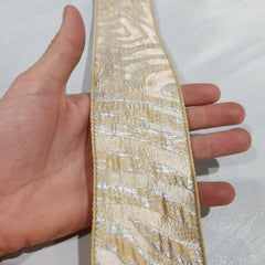 Ivory Patterned Ribbon 2.5" x 15'
