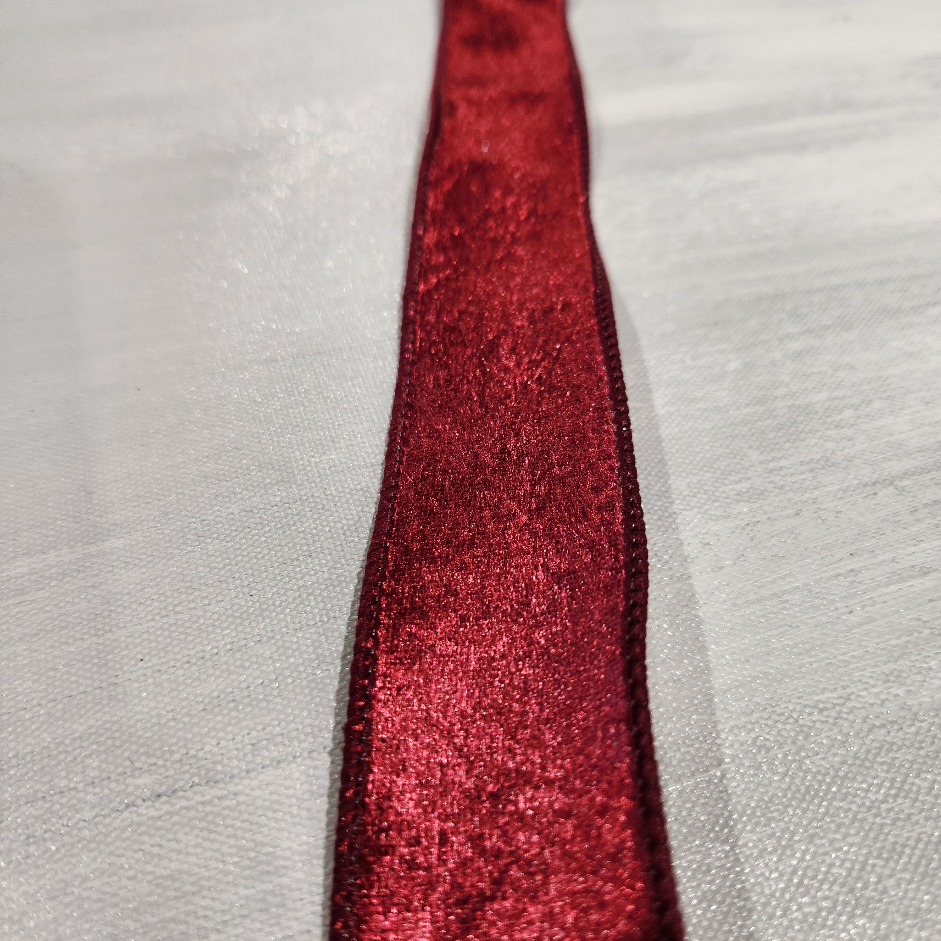 Wine Red Velvet Ribbon 1.5" x 30'