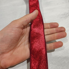 Wine Red Velvet Ribbon 1.5" x 30'