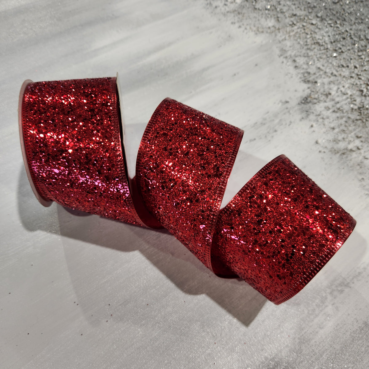 Red Glossy Ribbon 2.5" x 30'