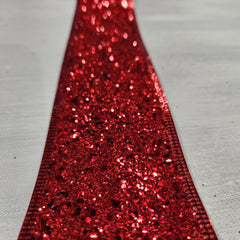 Red Glossy Ribbon 2.5" x 30'
