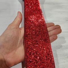 Red Glossy Ribbon 2.5" x 30'