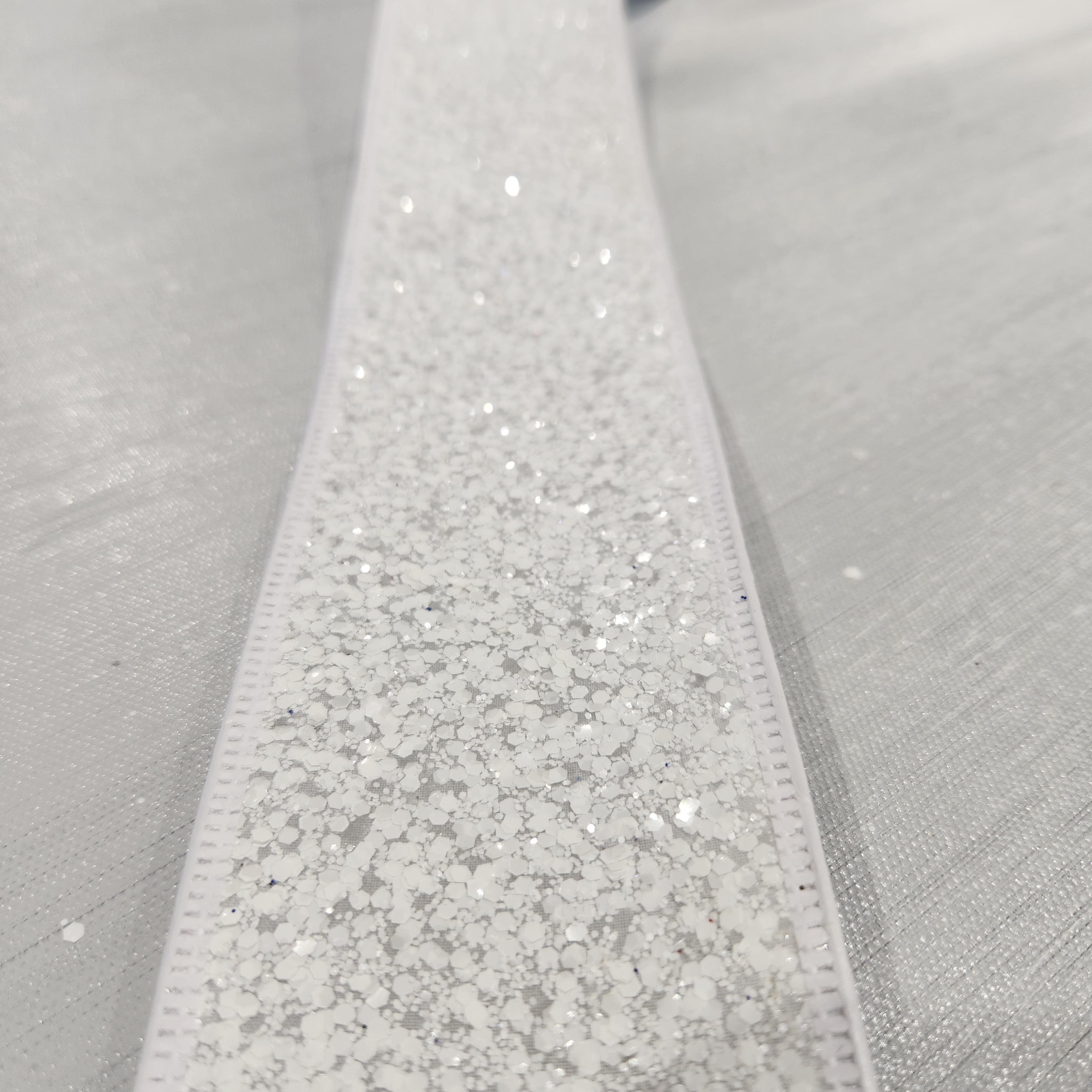 Pure White Super Gloss Ribbon 2.5" x 30'