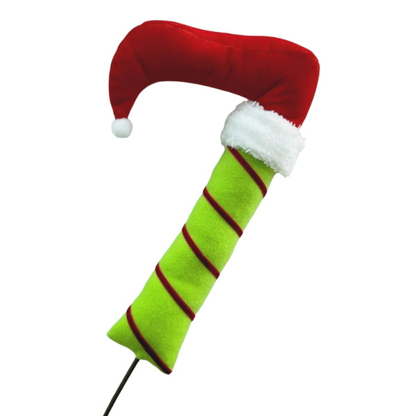 Botte d’elfe rouge blanc vert 14"
