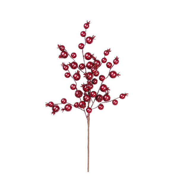 Pic de groseilles assortie avec fil bourgogne 22"