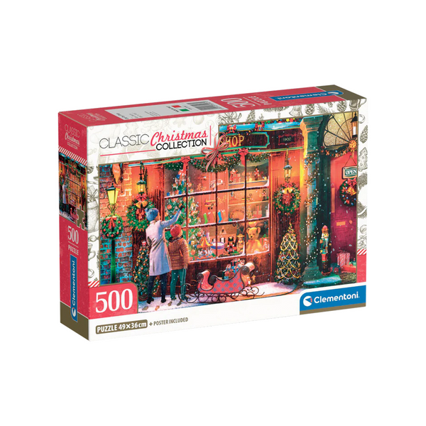 Clementoni 500 Piece Puzzle – Old Christmas Shop