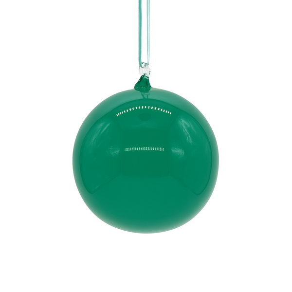 Teal glass ball 
