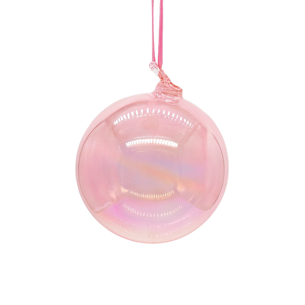 Light pink glass ball 