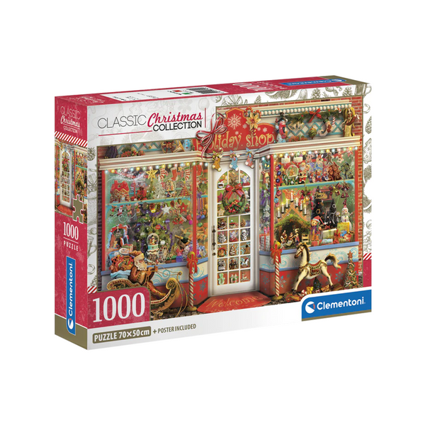 Clementoni 1000 Piece Puzzle – Holiday Shop