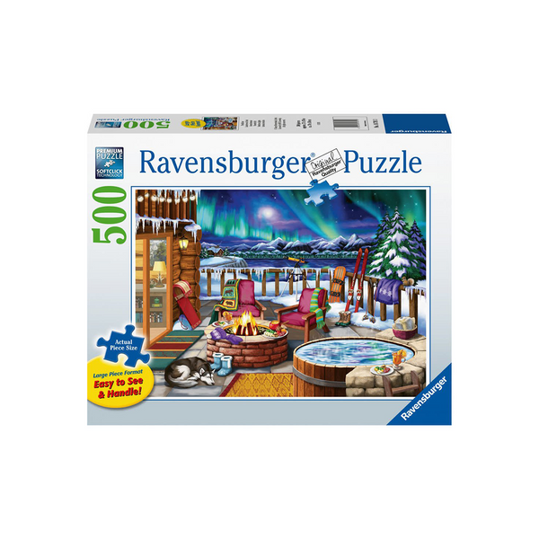 Ravensburger Puzzle 500 pièces grand format – Aurores boréales