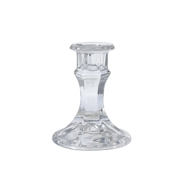 Bougeoir Verona en verre 8,5 x 10,5 cm
