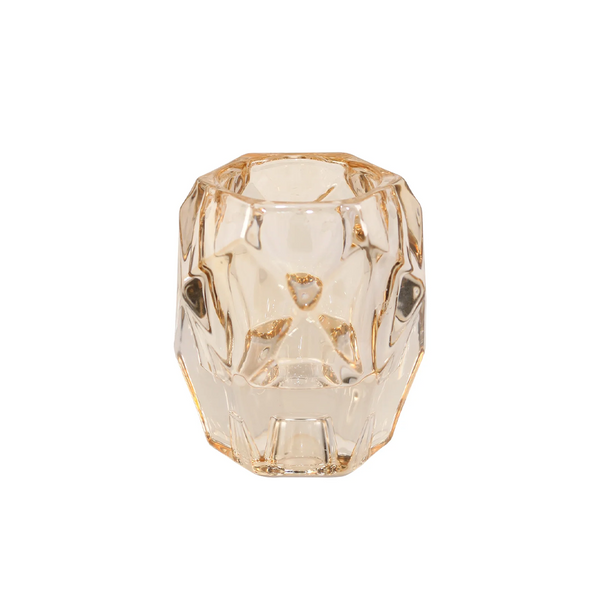 Bougeoir Kye Glass extra-large brun