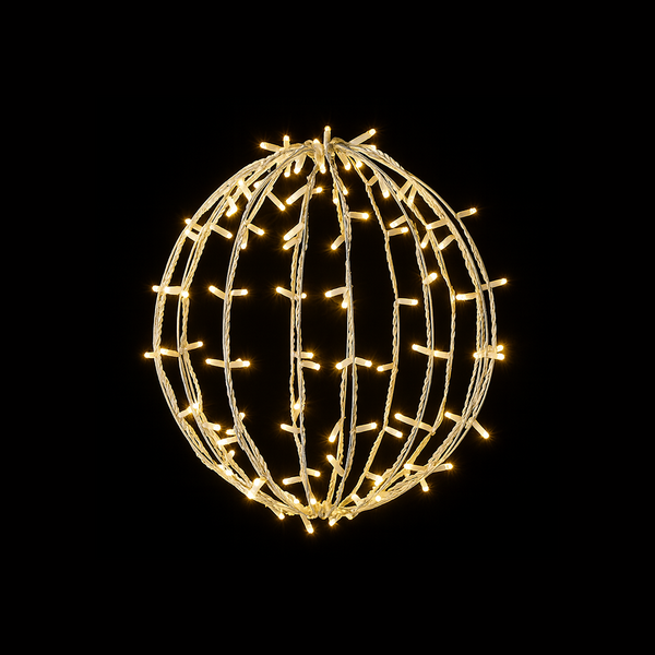 Boule lumineuse 128 DEL blanche 22"
