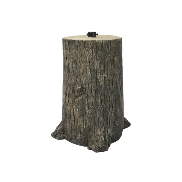 Pied de sapin en forme de bûche naturelle