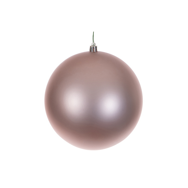 Boule rose doré mate