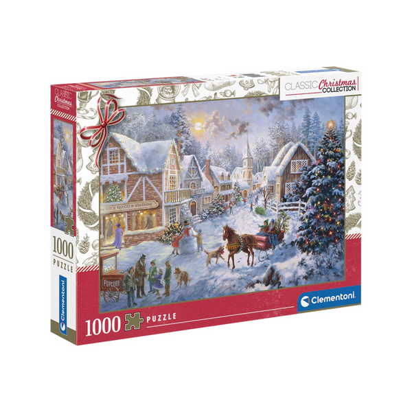 Clementoni Puzzle 1000 pièces – On se prépare pour Noël