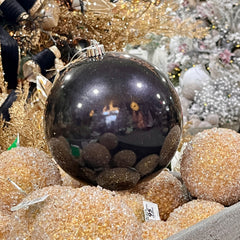 Boule plastique noir bonbon 7.87"