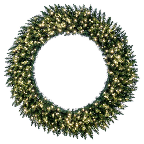 Couronne artificielle de sapin Douglas 60" avec 400 lumières