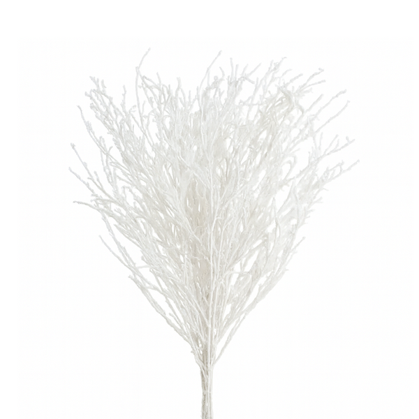 Bouquet de brindilles enneigées blanches 45"