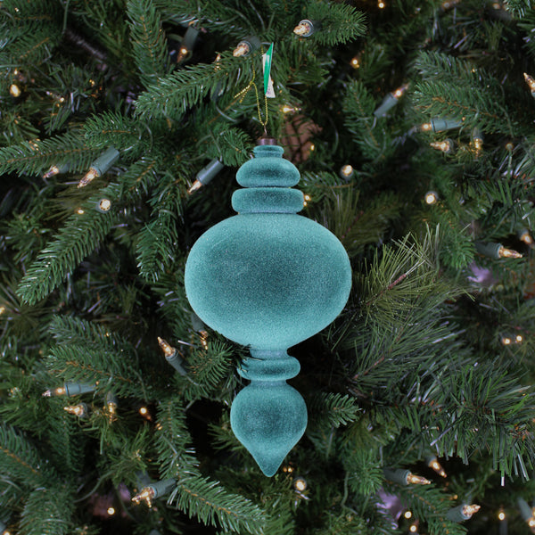 Ornement en forme de faîte vert chasseur 9"