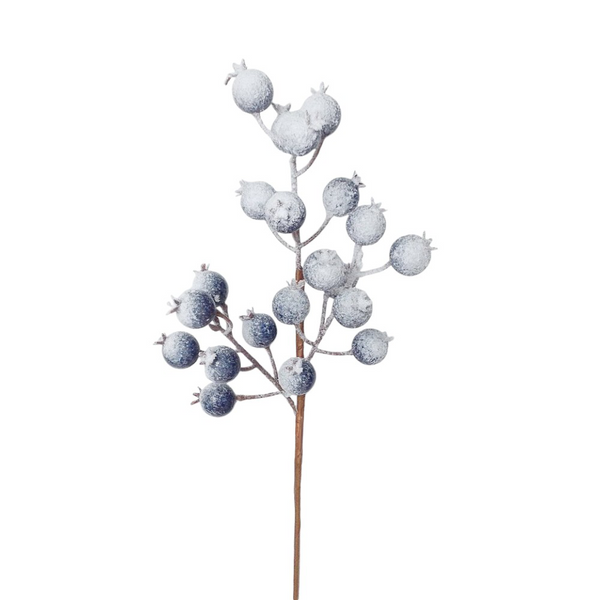 Pic de pommettes enneigées bleu 15.5"