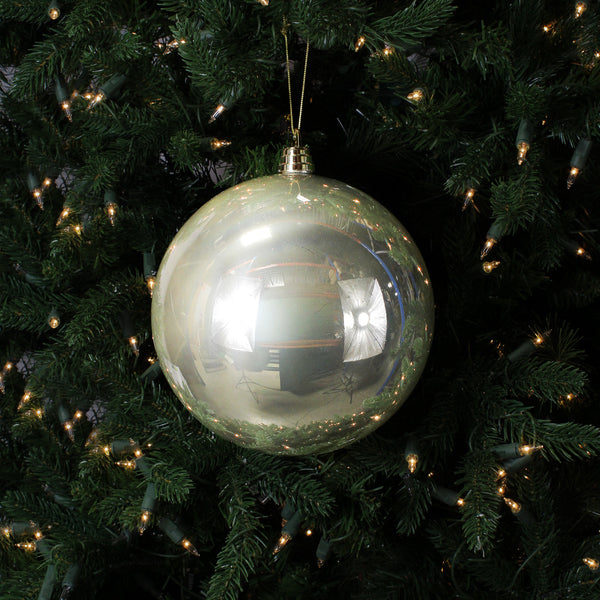 Boule en plastique sans joint champagne 8"