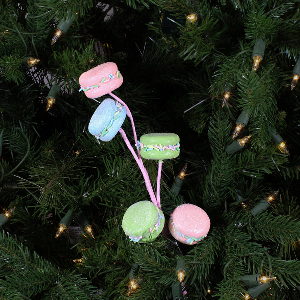 Tige macaron multicolore 15"