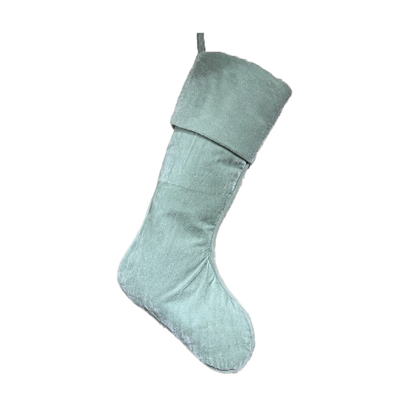 Bas de Noël céladon