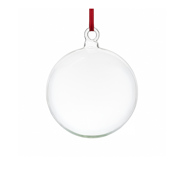Boule en verre transparent