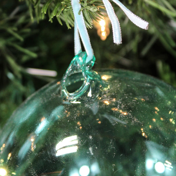 Boule en verre céladon