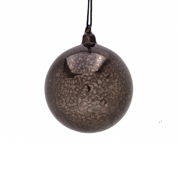Boule en verre mercure noir