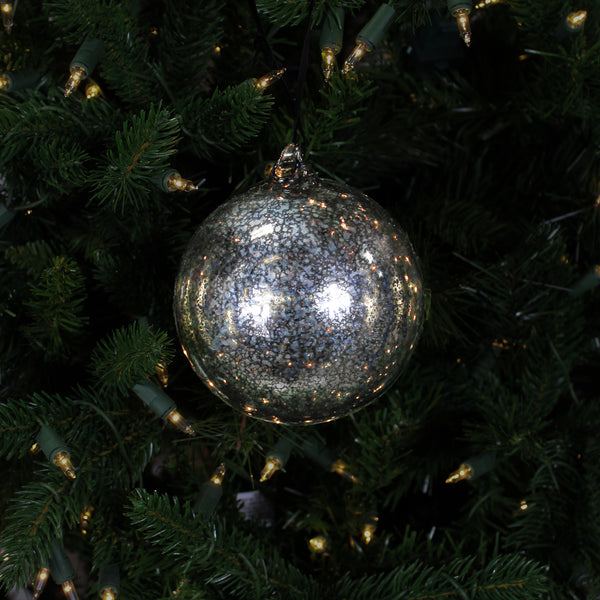 Boule en verre mercure noir