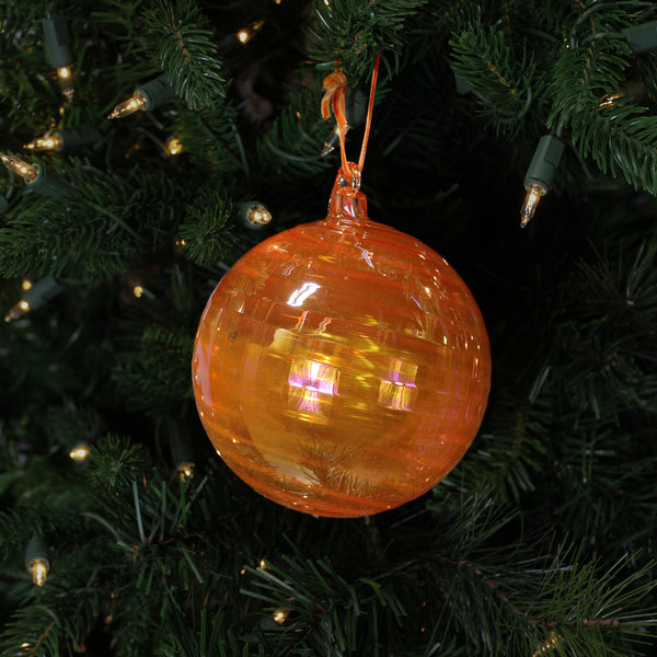 Boule en verre terre cuite 4,5"