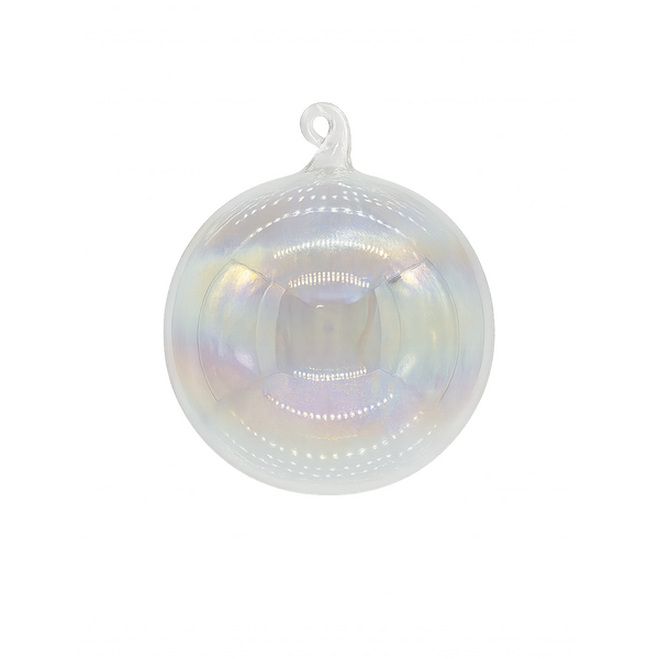 Iridescent glass ball