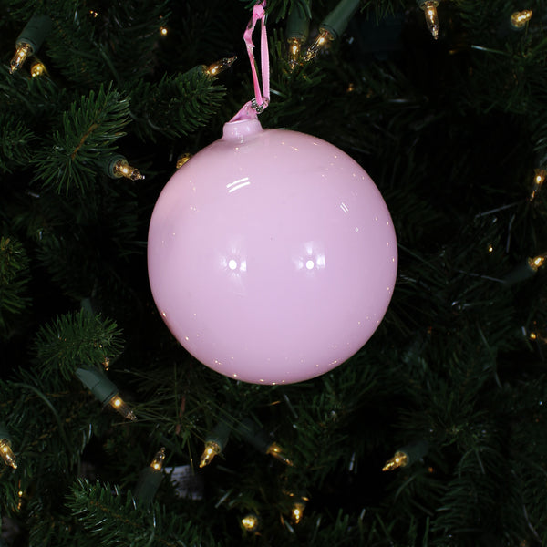 Boule en verre lavande