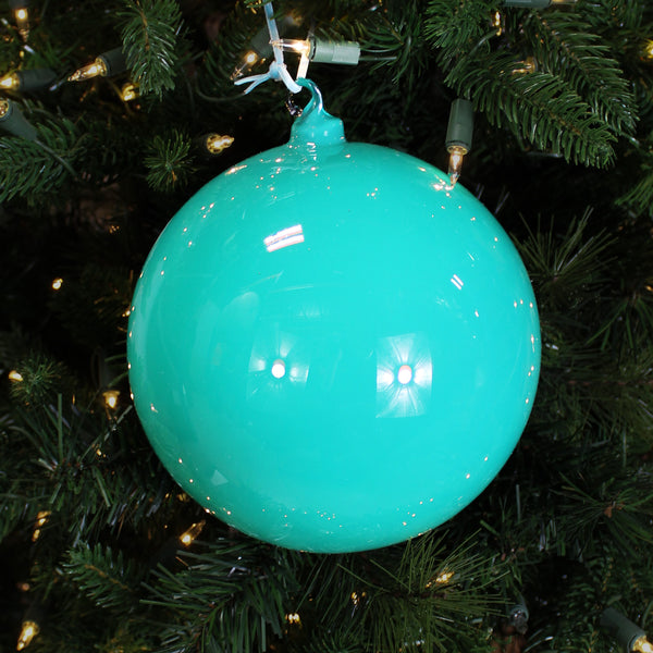 Boule en verre sarcelle