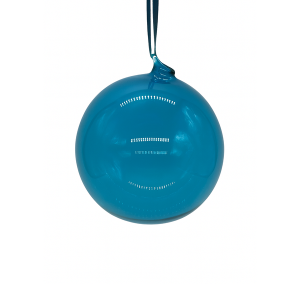 Boule en verre aqua clair