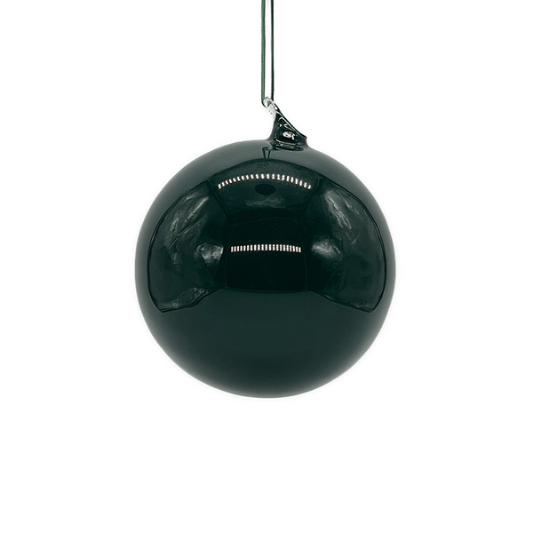 Boule en verre vert très foncé