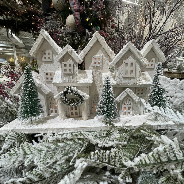 12.5" x 8" LED Lighted Tiny House