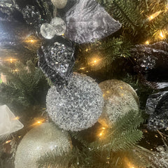 Boule en cristal noir 4"