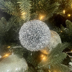 Boule en cristal noir 4"