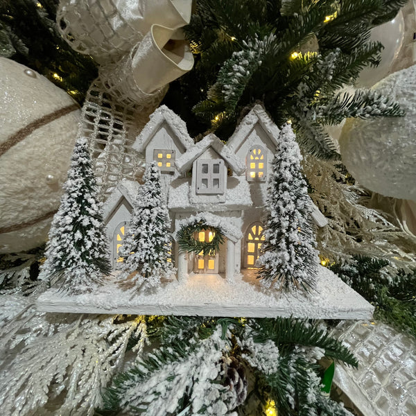 Large 23" x 10" LED Lighted House