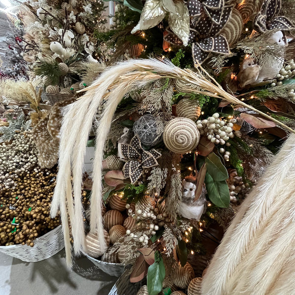 Branche Pampas Pliée Décolorée 68,5"