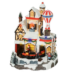 Merry Christmas scene 18.5x21x28cm
