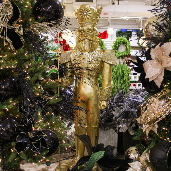 Casse-noisette en polystyrène doré 24,5" x 63"